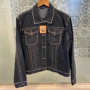 SUPER Cute Denim Jacket - XL